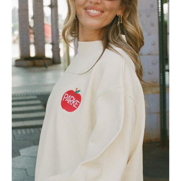 Parke Limited Edition NYC Pop-Up Patch Sweatshirt Embroidered Central Parke L/XL - Picture 5 of 14